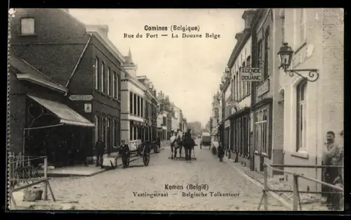 AK Comines, Rue du Fort, La Douane Belge