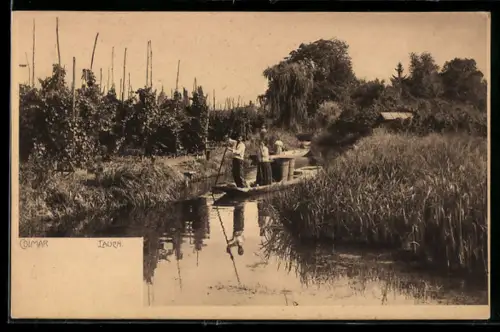 AK Colmar, Kahnfahrt