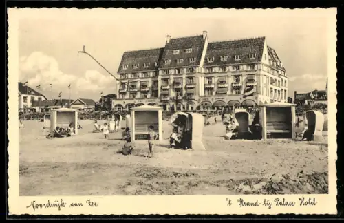 AK Noordwijk aan Zee, t Strand bij Palace Hotel