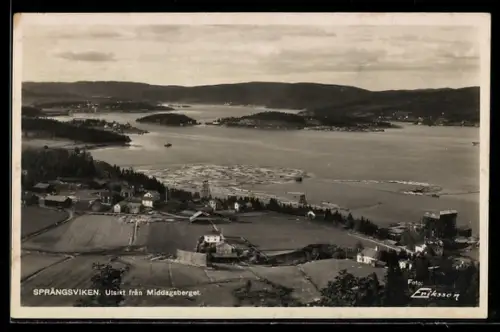 AK Sprängsviken, Utsikt från Middagsberget