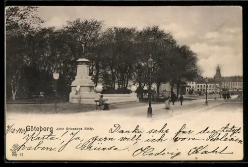 AK Göteborg, John Ericssons Staty