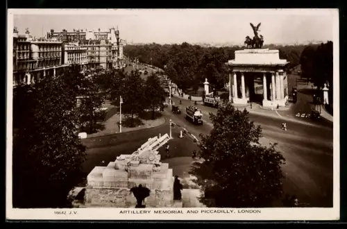 AK London, Artillery Memorial and Piccadilly