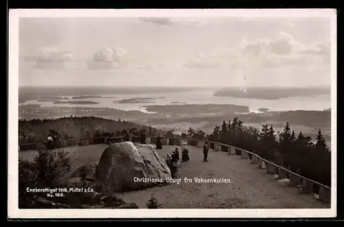 AK Christiania, Udsigt fra Voksenkollen