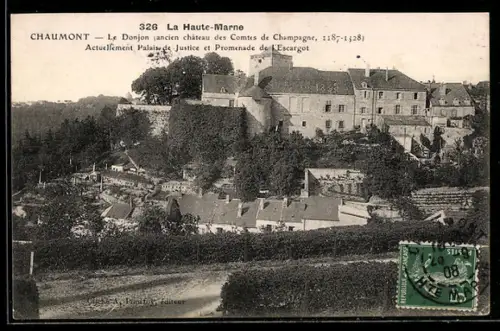 AK Chaumont, Le Donjon ancien château des Comtes de Champagne
