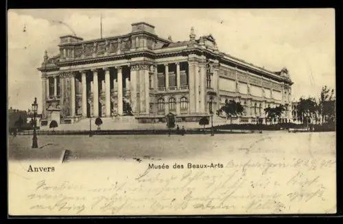 AK Anvers, Musée des Beaux-Arts