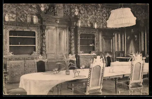 AK Marchais, Speisesaal im Schloss Marchais