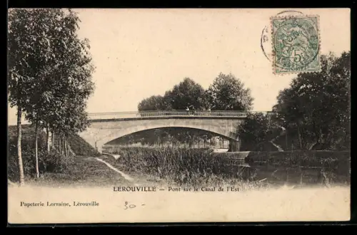 AK Lerouville, Pont sur le Canal de lEst