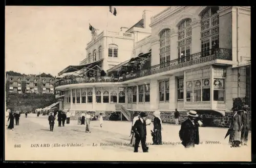 AK Dinard /Ille-et-Vilaine, Le Restaurant