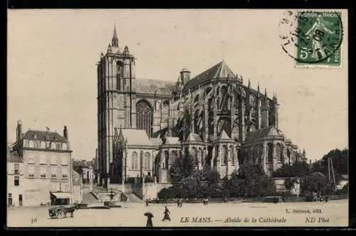 AK Le Mans, Abside de la Cathédrale