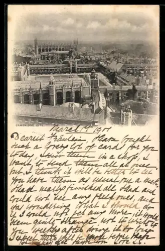 AK Cambridge, Ortspanorama