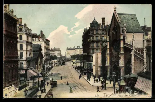 AK Lyon, Place des Cordeliers