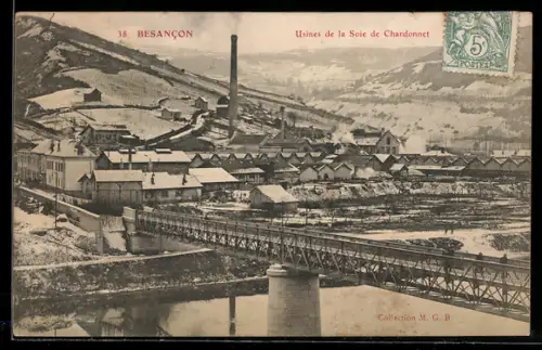 AK Besancon, Usines de la Soie de Chardonnet