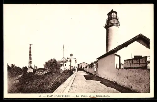 AK Cap d`Antibes, Le Phare et le Sémaphore