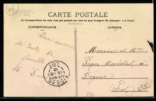 AK Fons /Lot, Vue Générale