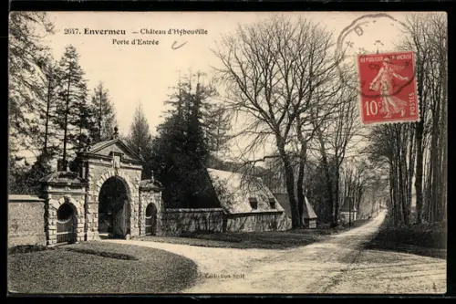 AK Envermeu, Château d`Hybonville, Porte d`Entrée