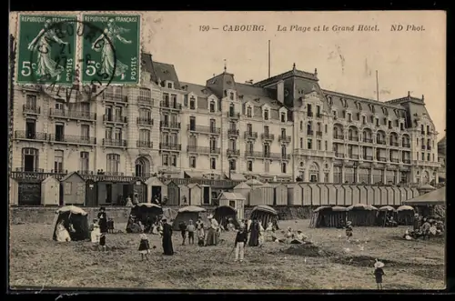 AK Cabourg, La Plage et le Grand Hôtel