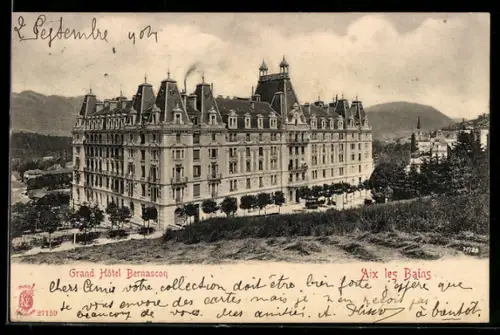 AK Aix les Bains, Grand Hôtel Bernascon