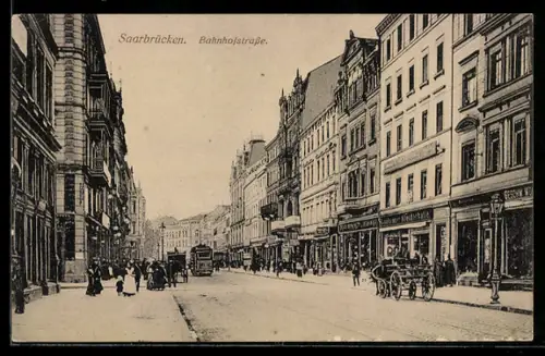 AK Saarbrücken, Bahnhofstrasse