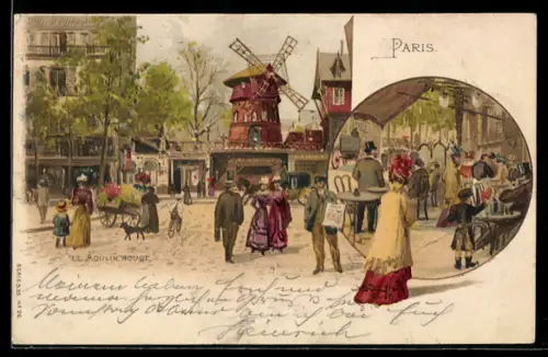 AK Paris, Le Moulin Rouge