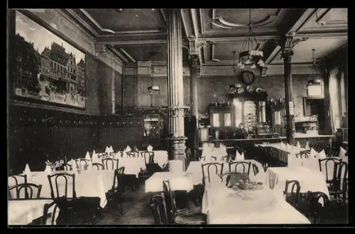 AK Strasbourg, Grande Basserie Alsacienne, Cafe-Restaurant Mauresse, Vieux-Marche-aux Poissons 7