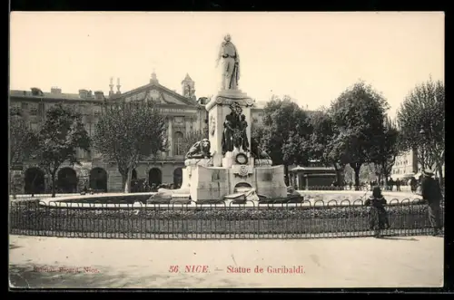 AK Nice, Statue de Garibaldi