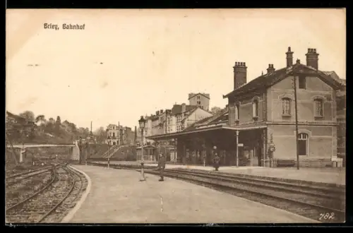 AK Briey, Partie am Bahnhof