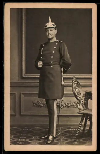 AK Stettin, Paul von Hindenburg als Hauptmann im Generalstab 1878