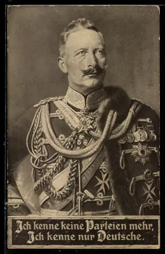AK Kaiser Wilhelm II in Uniform