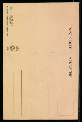 AK Riga, Vecpilseta-Altstadt