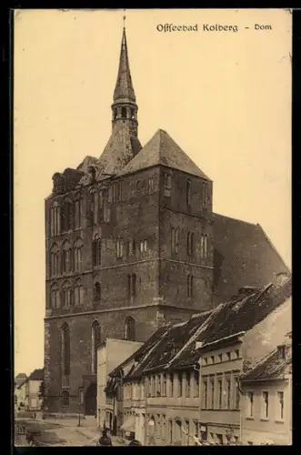 AK Kolberg, Ansicht vom Dom