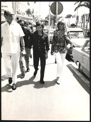 Fotografie Regisseur Roman Polanski an einem sonnigen Tag, Grossformat 22 x 29cm