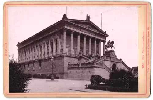 Fotografie Römmler & Jonas, Dresden, Ansicht Berlin, Die Nationalgalerie
