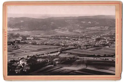 Fotografie Römmler & Jonas, Dresden, Ansicht Saalfeld /Thüringen, Saalfeld von der Gartenkuppe