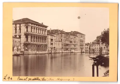 Fotografie unbekannter Fotograf, Ansicht Venedig, Canal grande