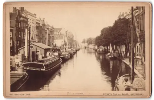 Fotografie A. Jager, Amsterdam, Ansicht Rotterdam, Het Haagsche Veer