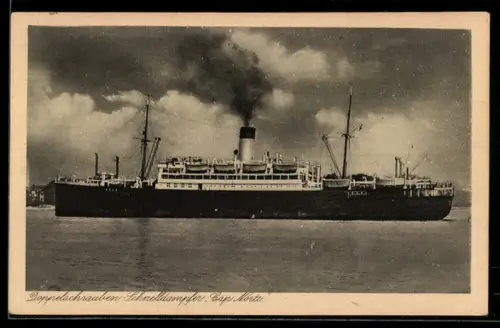 AK Passagierschiff Cap Norte der Hamburg-Südamerikanischen Dampfschiffahrts-Gesellschaft