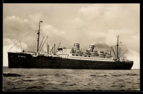 AK Passagierschiff St. Louis der Hamburg-Amerika Linie, Deutschlands grösstes Motorschiff
