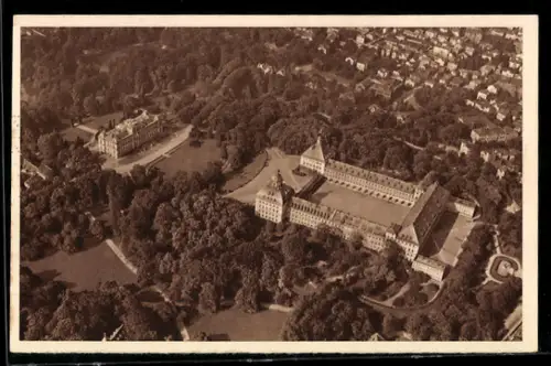 AK Gotha, Schloss aus der Luft WHW Winterhilfswerk, Ganzsache