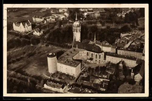 AK Wittenberg a. Elbe, Schlosskirche WHW Winterhilfswerk 1934/35, Ganzsache
