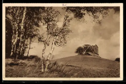 AK Göhren auf Rügen, Kirche WHW Winterhilfswerk 1934-35, Ganzsache