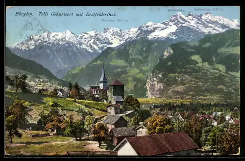 AK Bürglen, Tells Geburtsort mit Erstfelderthal