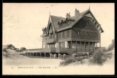 AK Berck-Plage, Villa Rothschild