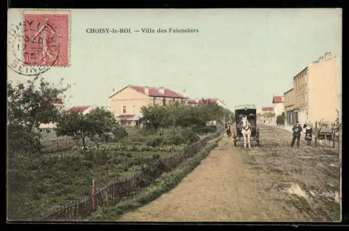 AK Choisy-le-Roi, Villa des Faïenciers