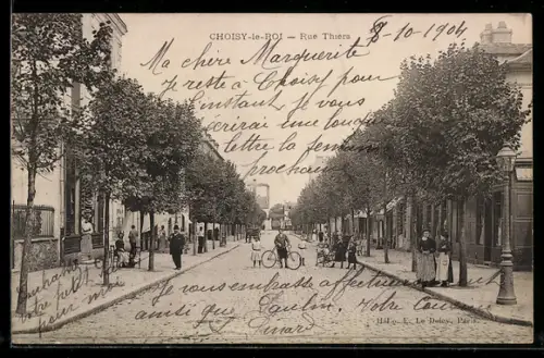 AK Choisy-le-Roi, Rue Thiers