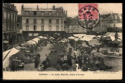 AK Vernon, Un beau Marché, place d`Armes