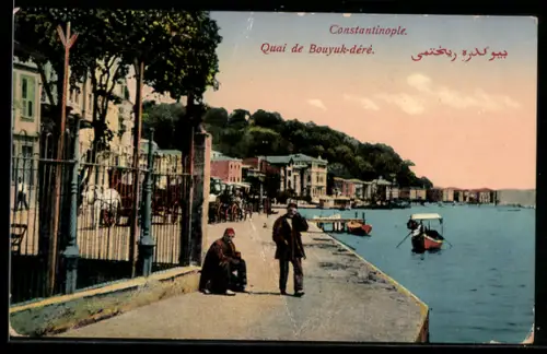 AK Constantinople, Quai de Bouyuk-déré