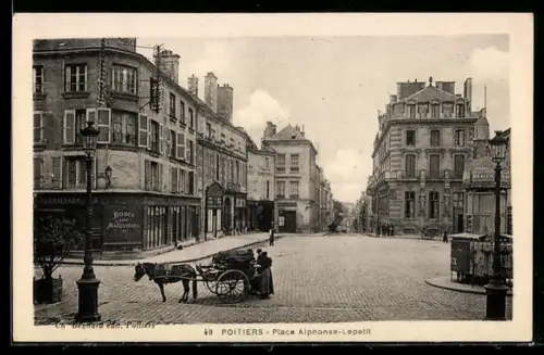 AK Poitiers, Place Alphonse-Lepetit