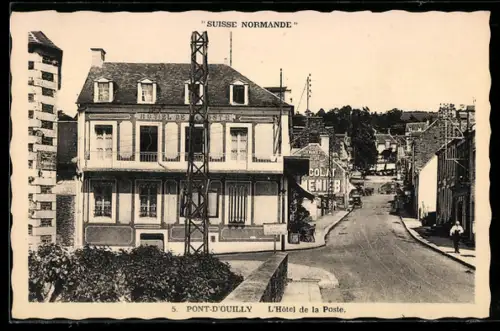 AK Pont-d`Ouilly, LHôtel de la Poste