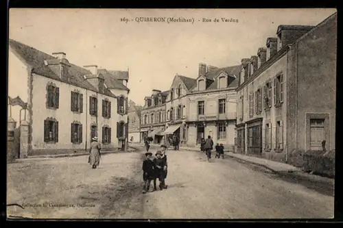 AK Quiberon /Morbihan, Rue de Verdun