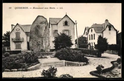 AK Quiberon, Monument aux Morts